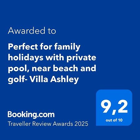 Perfect For Family Holidays With Private Pool, Near Beach And Golf- Villa Ashley コスタ・デ・アンティグア エクステリア 写真